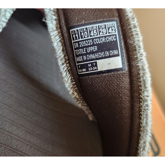 Skechers Relaxed Fit With Luxe Foam Chocolate Brown Men's Flip Flops Size 11 - Picture 11 of 11